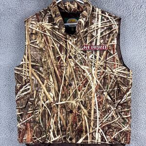 Cabelas Seclusion 3D Backwaters Camo Puffer Vest Mens‎ Medium Outdoor Hunting